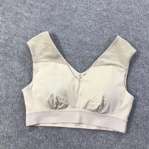 Tommie Copper Shoulder Support Sports Bra Small Activewear Gym Beige Copper Zinc