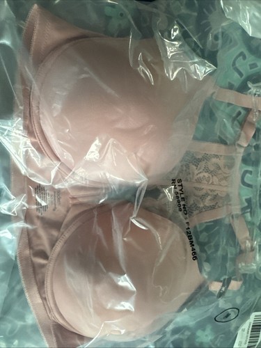 Modern Movement Bra 38D Full Coverage front closure (Blush)