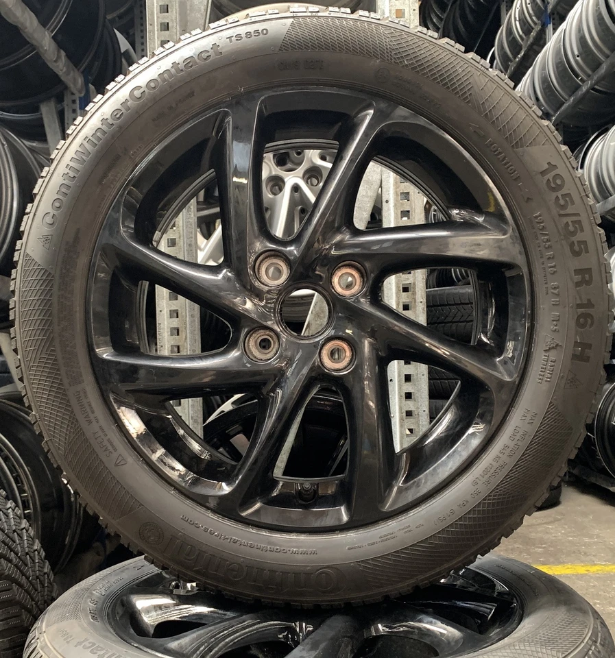 4 Orig OPEL Winterräder 195/55 R16 87H Corsa F 39182180 3158 - Bild 2 von 3