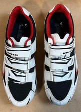 VENZO Road Bicycle Shoes Men's Exc Condition Size 44.5 (US 10) w/Cleats Peloton