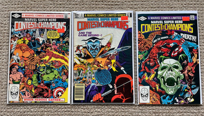 Marvel Super Hero Contest of Champions Vol 1 Full Run #1-3 (1982)