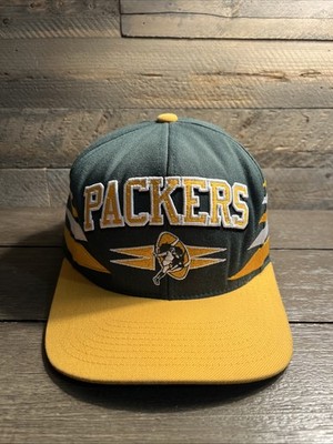 Mitchell & Ness Green Bay Packers NFL Vintage Snapback Hat Cap 100% Wool