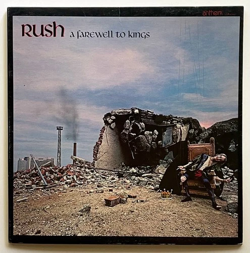 Vtg RUSH Album FAREWELL TO KINGS Anthem 1978 PRESSING Vinyl CANADA Lp OG NR MINT