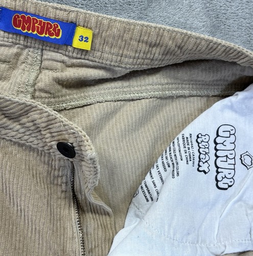 Empyre Relax Loose Fit Khaki Corduroy Skate Pants Sportswear Streeetwear Size 32 - Picture 4 of 8