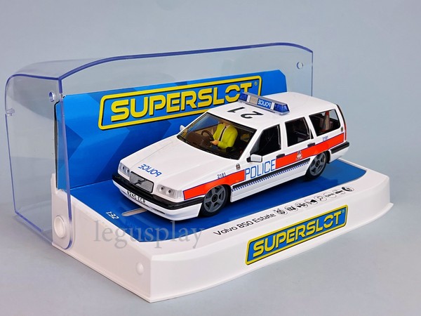 Slot Car Scalextric Superslot H4627 Volvo 850 Kombi #21 - Police Edition-image