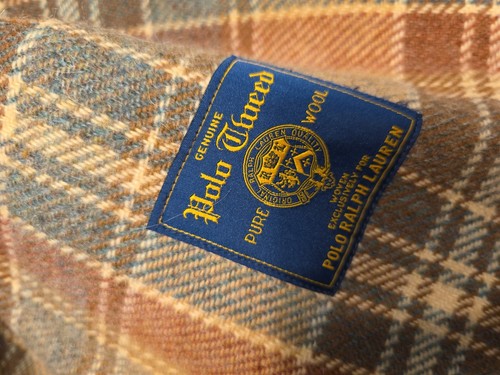 Polo Ralph Lauren karierter Alpaka Wolle Tweed Mantel Jacke Shacket 46R UVP 695£ - Bild 18 von 22