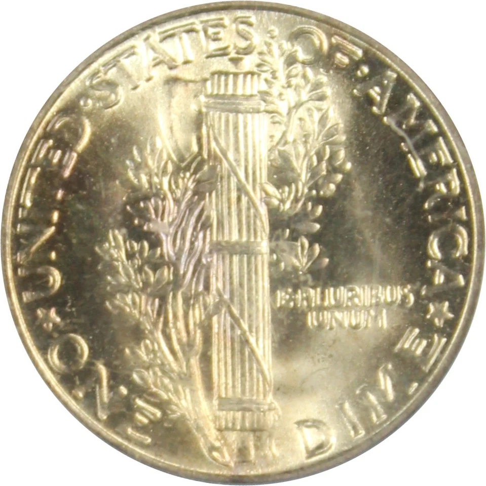 1929MS66FB Mercury Dime, CAC, PCGS 3639812 - Image 2 of 4