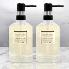 (2-PACK) Aroma Aria Essential Oil Hand Wash Liquid Soap 13.5 oz - COCONUT LEMON