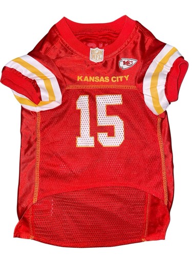 Patrick Mahomes Pet NFL Authentic Dog Jersey #15 Kansas City Chiefs Size Large - Picture 2 of 6