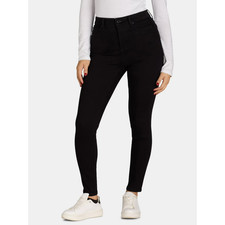 2 pack Time and Tru Women's High Rise Curvy Skinny Jeans, Size 14, Black Wash