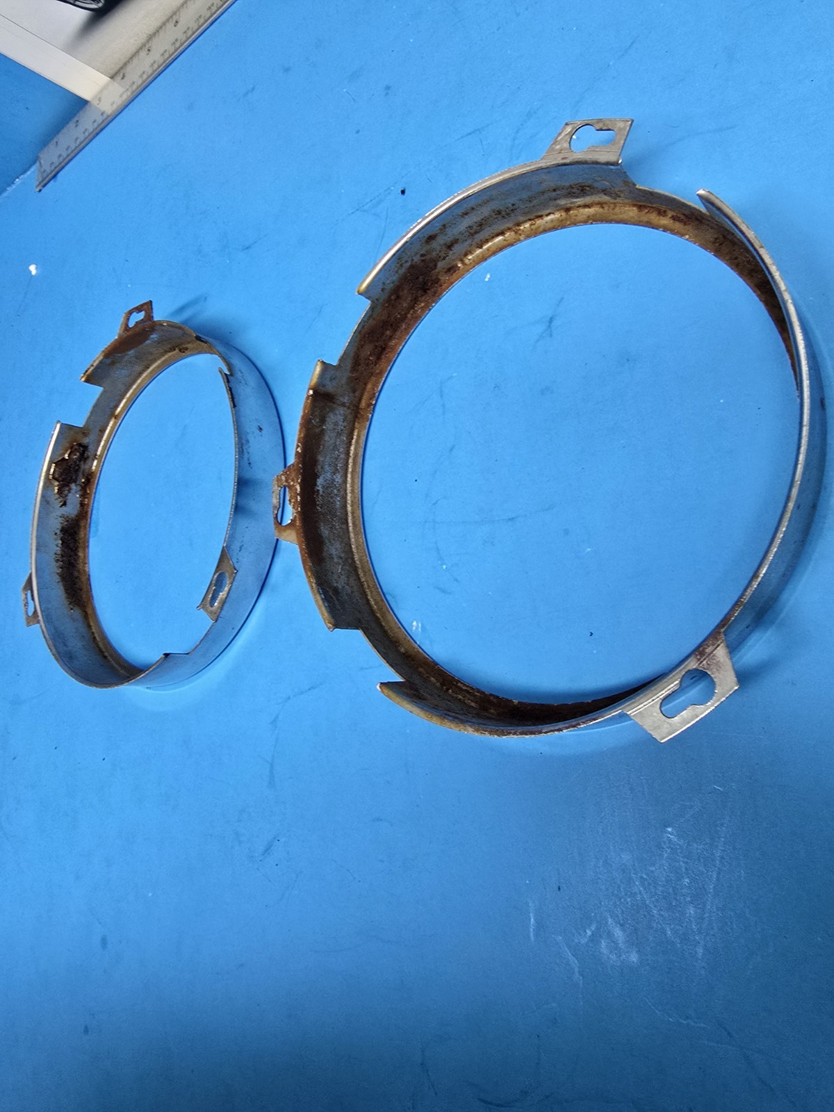 1970s rolls royce headlight mounting rings