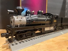 MTH O C&O 4-Truck Shay Steam Engine W PS-2 5v & BCR - 20-3108-1 - Tested & Runs!