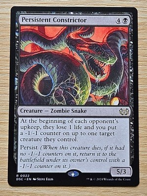 x1 Persistent Constrictor [Mint/NM] ~ Commander: Duskmourn: House of Horror