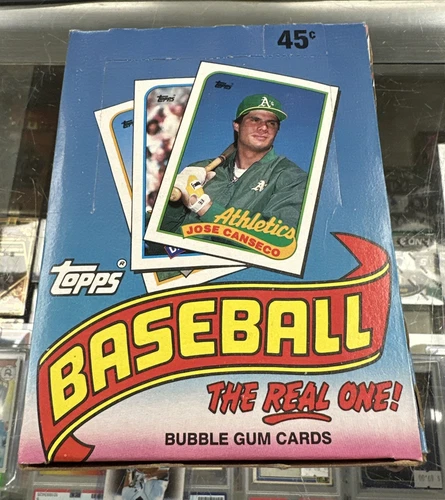 1989 Topps Baseball  Unopened Wax Box 36 Packs From a Sealed Case