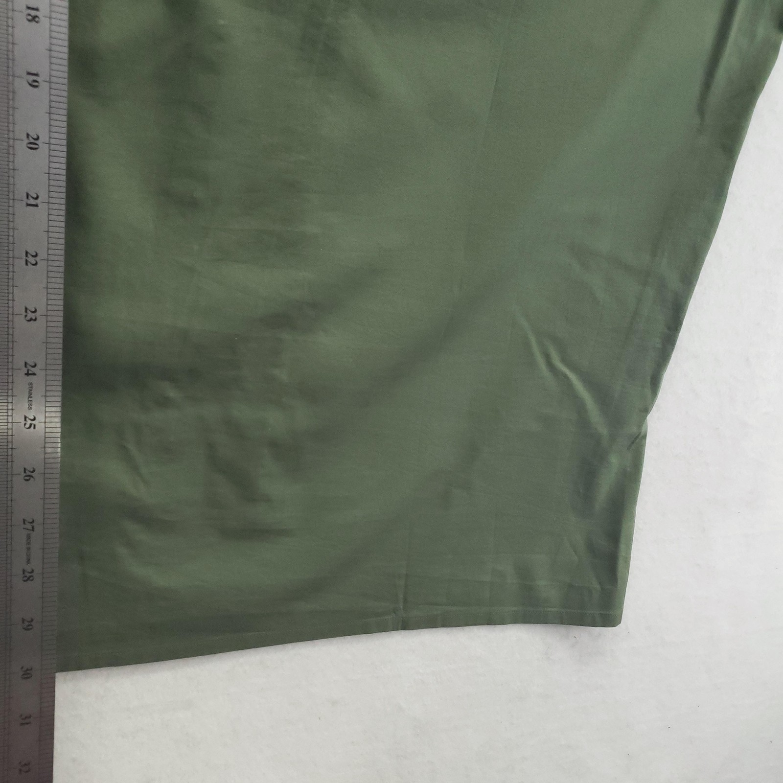 NEW Uniqlo Shirt Mens XL Green Open Collar Short Sleeve Button Front Cotton thumbnail 12