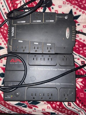 550va And 500 UPS Es Surge Protection Power Bars Needs Batteries