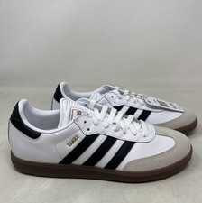 Adidas Samba Indoor White/Black Gum Men  s 9.5 IH6001