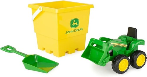 John Deere Sandbox Toy Set - Includes Dump Truck Toy, Bucket and Beach - Picture 1 of 1