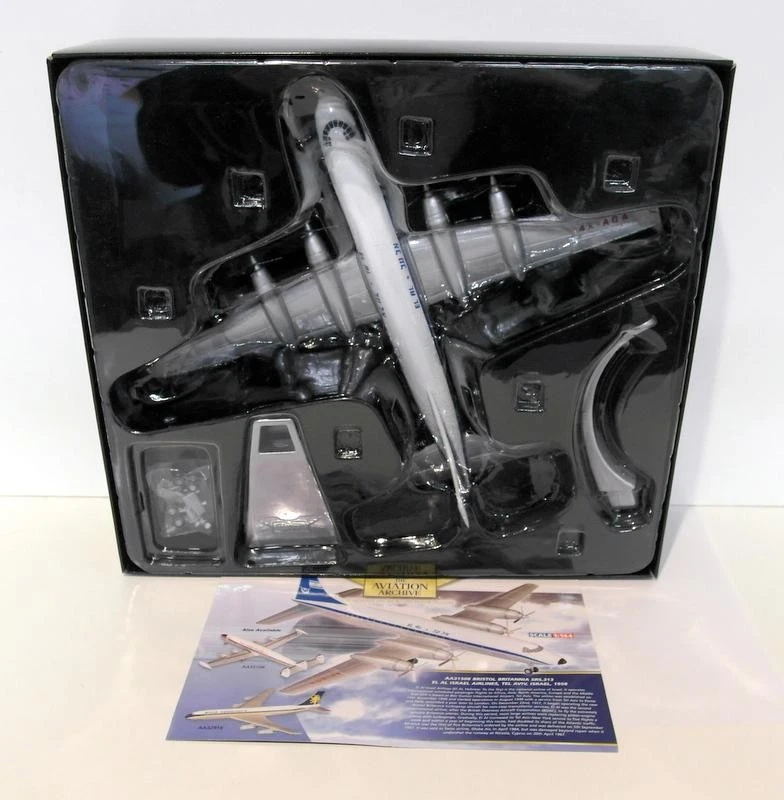 Corgi 1/144 Scale - AA31508 Bristol Britannia Srs.313 EL AL Isael Airlines 1958 - Image 2 of 4