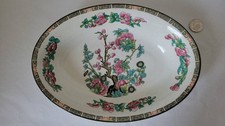 Vintage John Maddock & Sons Indian Tree Oval Vegetable Serving Bowl