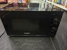 Hyundai Dial Control Microwave 800W 20L Stainless Steel 6 Power Levels Defrost