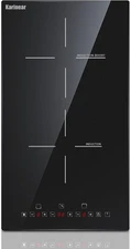 Karinear 12" 2 Burner Induction Cooktop 220V 3500W Ceramic Hard Wire No Plug