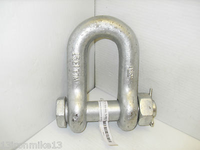  NEW  DAYTON 2MWX3 RIGGING/LIFTING SHACKLE 13-1/2-TON  1-3/8'' WLL13-1/2T 27,000