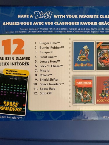 Namco Flashback Blast! 12 Games HDMI Controller Space Invaders Burger Time - Picture 3 of 10