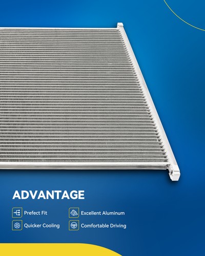 AC A/C Condenser For 2003-2005 Dodge Ram 2500 5.9L Dodge Ram 3500 5.9L - Picture 5 of 17