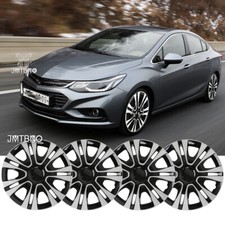 15" 4 Wheel Covers Snap On Hub Caps fit R15 Tire & Steel Rim For Chevrolet Cruze