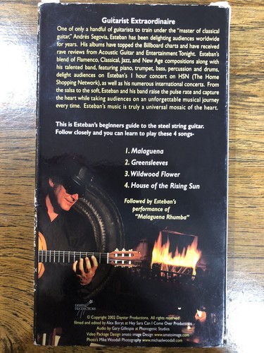 Esteban Instructional Video for the Steel String Guitar VHS Classical Music - Picture 3 of 6