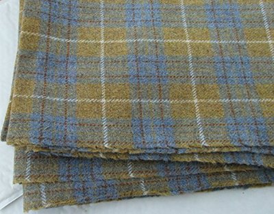 Harris Tweed Stoff & Etiketten 100% Wolle Bastelmaterial - versch. Größen co.f17