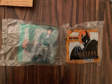 1993 MCDONALD'S BATMAN THE ANIMATED SERIES HAPPY MEAL TOYS  2  RIDDLER / BAT G