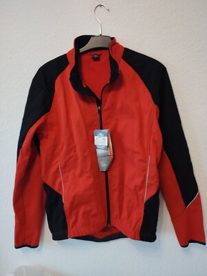 crane rot-schwarze Softshell Radlerjacke Größe 52 NEU NEU