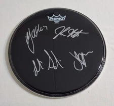 Dirty Honey Autographed Remo Black Drumhead