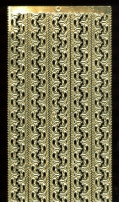 GOLD FOIL GERMAN DRESDEN DIE CUT PAPER FLEUR BORDER