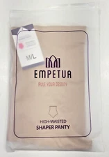 Empetua Women's Nude High Waisted Shaper Panty Underwear Size M/L
