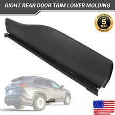 Rear Passenger Side Door Trim Lower Molding For Toyota RAV4 2019 2020 2021 2022