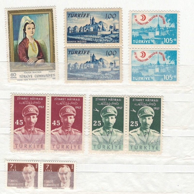 TURKEY STAMPS Türkei 1957