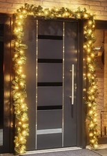Tannengirlande 5 Meter mit 80 warm-weißen LED, erweiterbar, strombetrieben, inkl