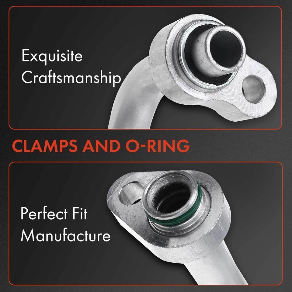 Conjunto de manguera de línea de succión de aire acondicionado para Jeep Grand Cherokee WJ 1999 2000 2001 L6 4,0 L Foto 2 de 4