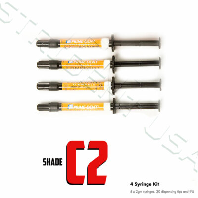 PRIME DENT FLOWABLE COMPOSITE C2 - 4 SYRINGE KIT - VLC