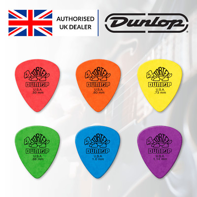 Jim Dunlop Tortex Standard Plektren 12er Pack Größe wählbar (0,50 bis 1,14 mm)