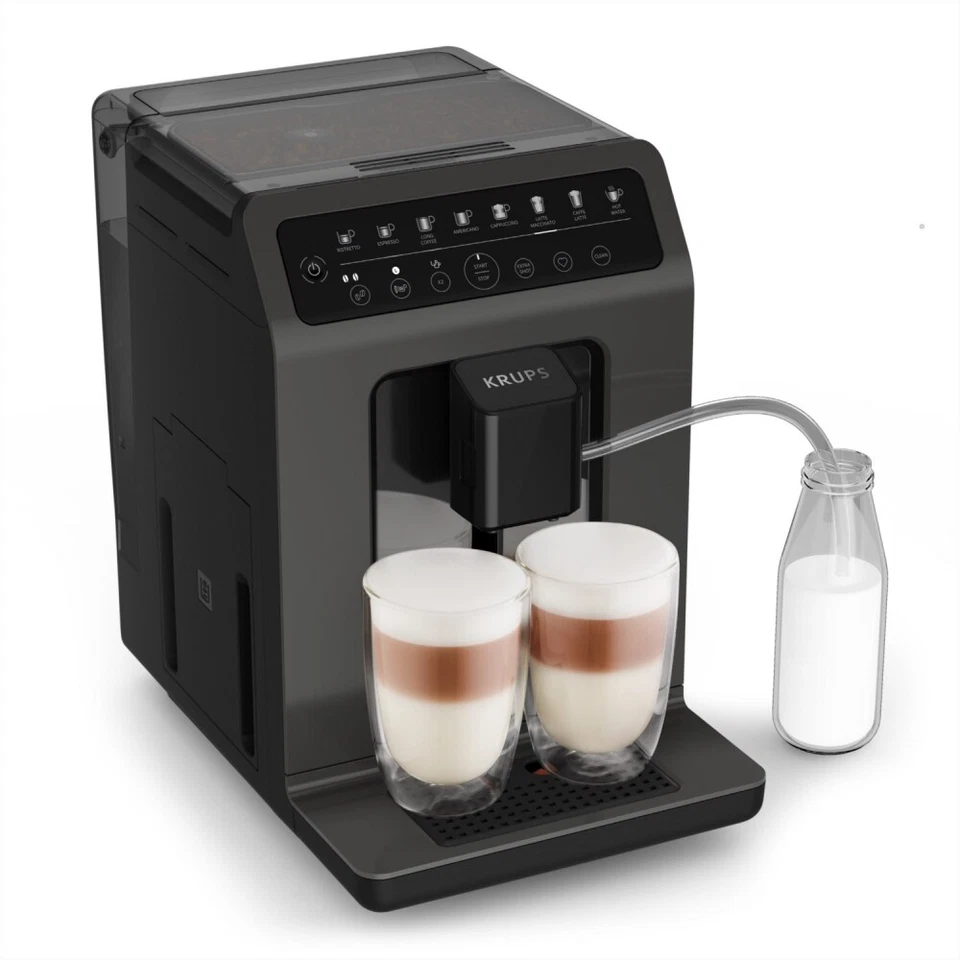 Krups EA89Z Classic Edition Kaffee-Vollautomat schwarz/anthrazit 1450W 2,3 Liter - Bild 2 von 4