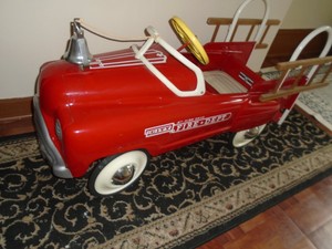 murray fire truck pedal car