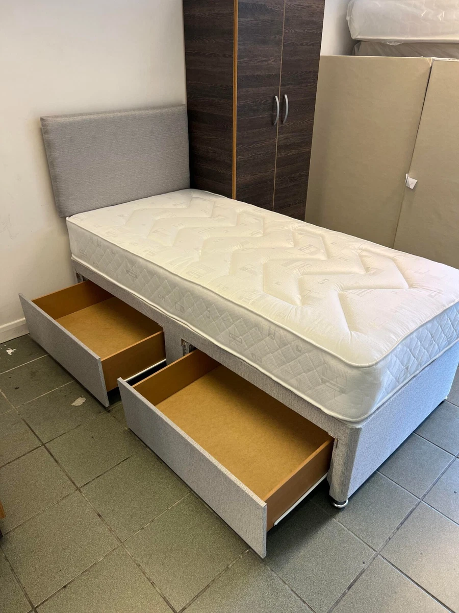 Single platform 2024 bed with drawers