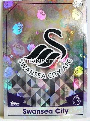 Match Attax 2016/17 Premier League - #271 Swansea City - Wappen