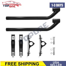 Poly Fender Mounting Kit Black For Semi Truck 19.5 - 24.5 Rear Dual Rear Wheel