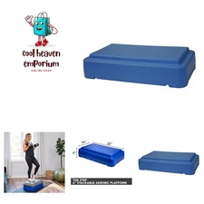 Compact Non-Slip Aerobic Step with Resistance Band Notch for Versatile Workouts