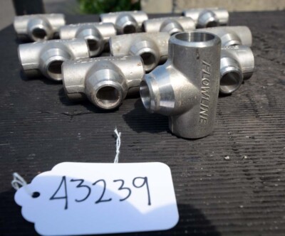 1 Lot of Flowline Stainless Steel Weld in Tees (Inv.43239)